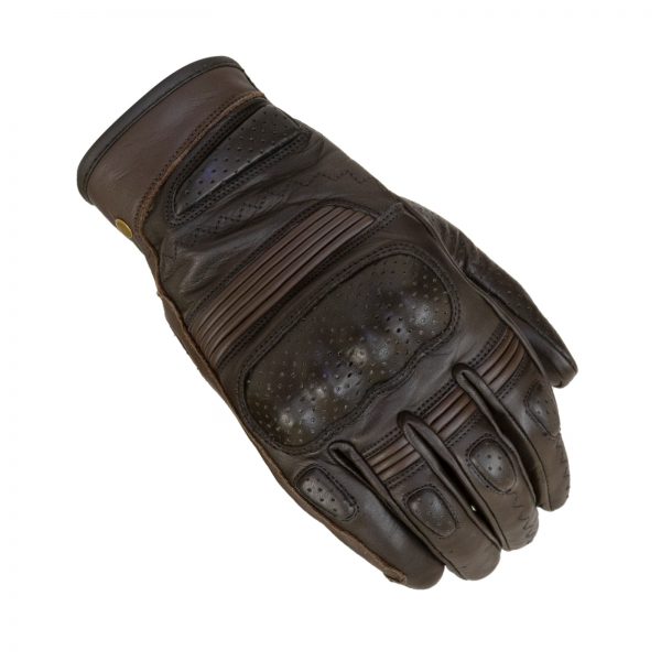 Merlin Thirsk black leather motorcycle gloves