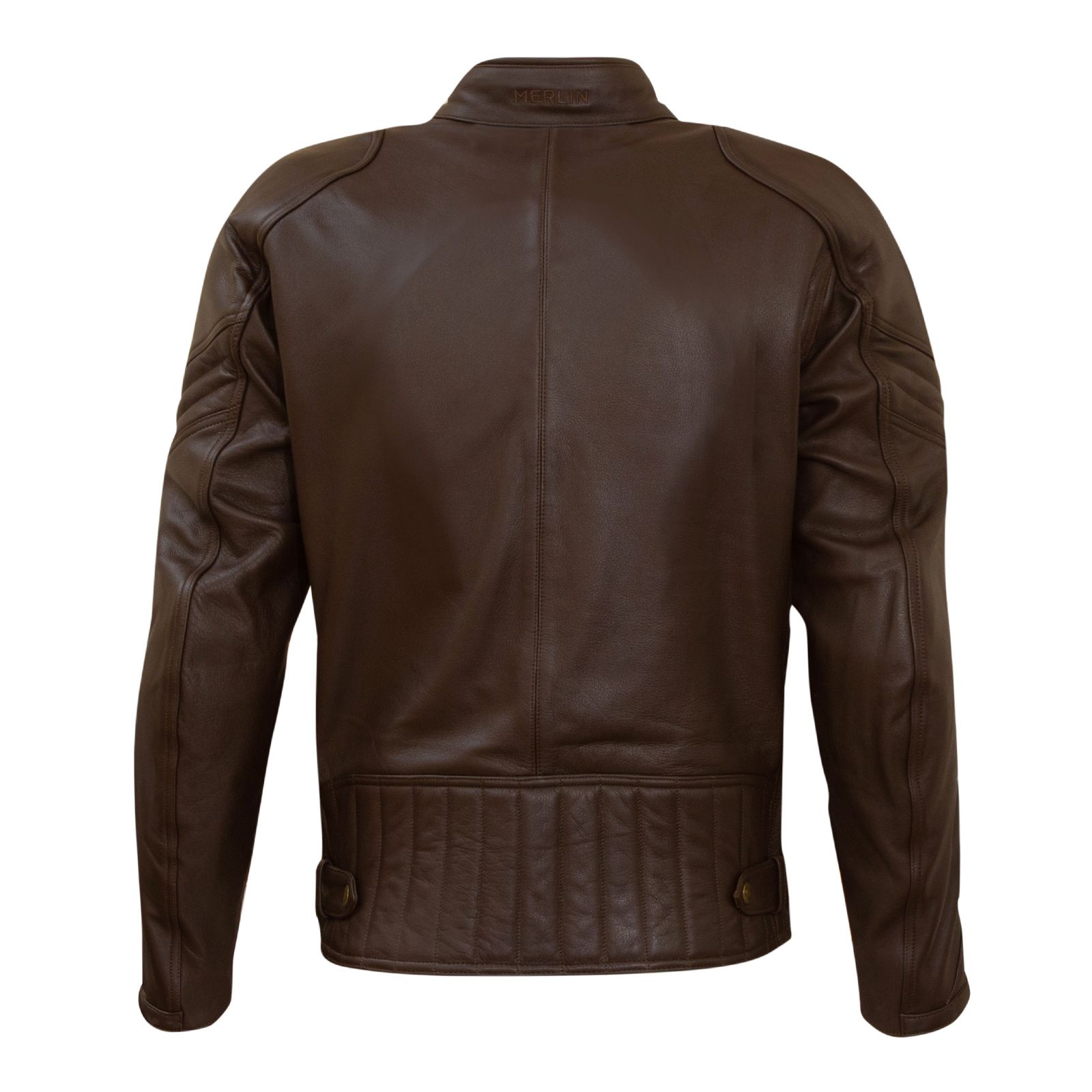 Merlin Odell, Leather Air Motorcyclist’s Jacket, Brown – Chas Mann ...
