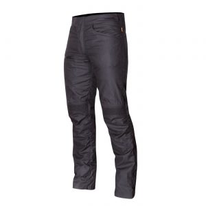 Merlin Lombard black armoured waxed trousers