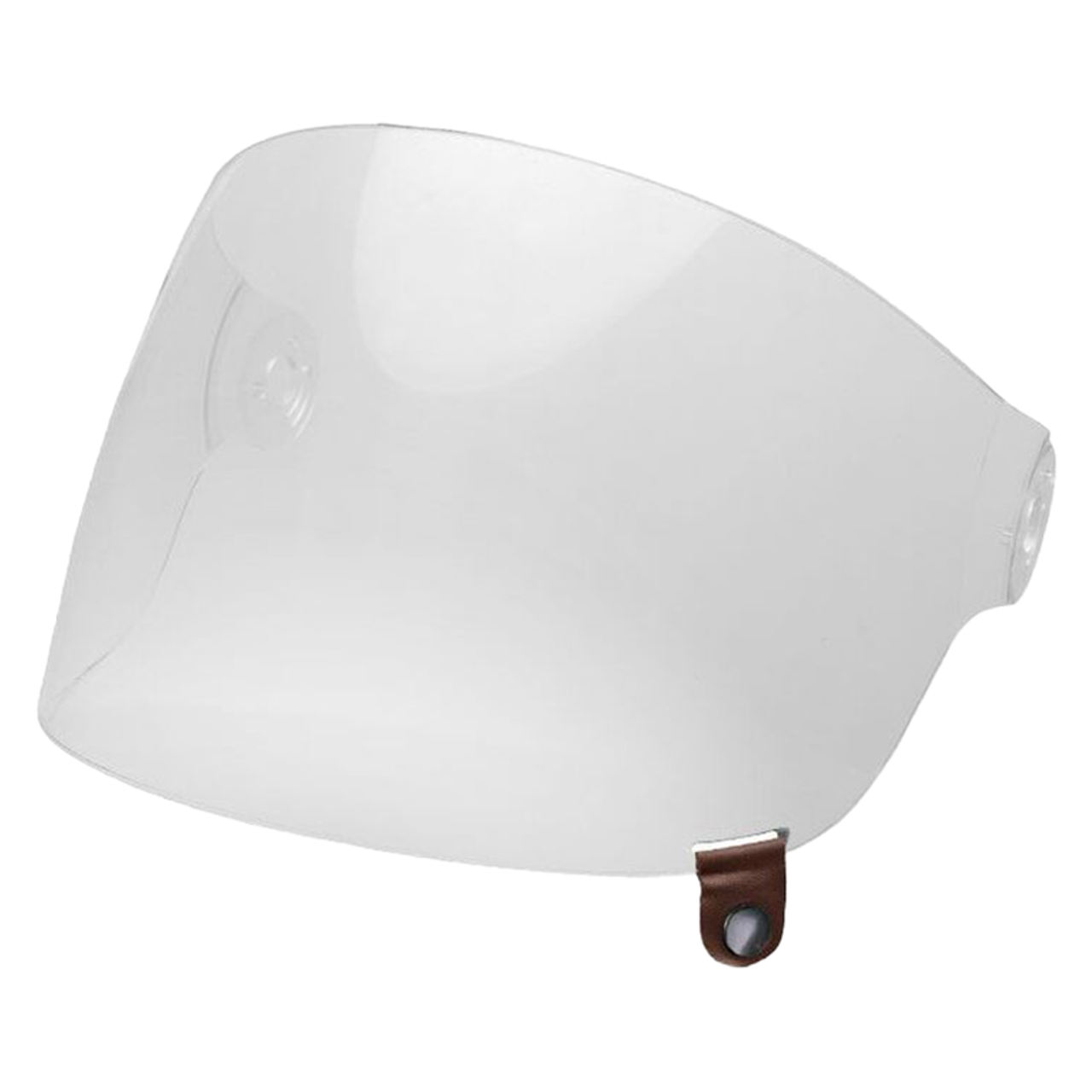 Bell Replacement Bullitt Flat Visor Brown Tabs Clear at Chas Mann Motorcycles