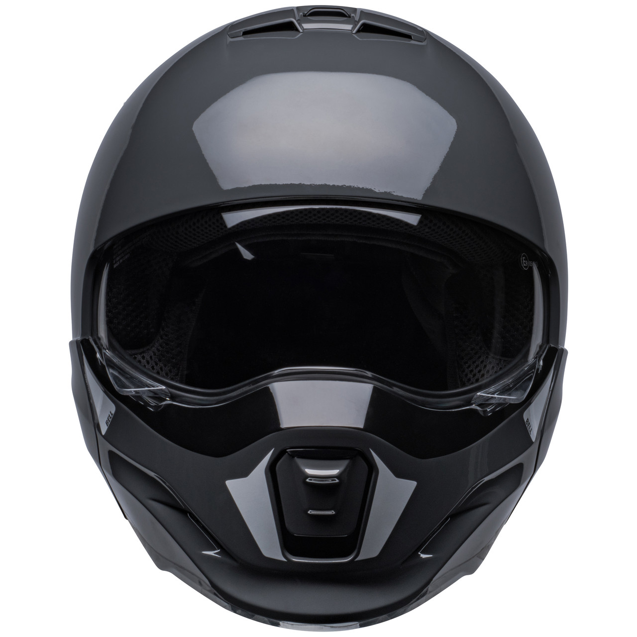 Bell Broozer Full Face (Removable) Helmet, Nardo Grey front view for sale at Chas Mann Motorcycles in Birmingham.