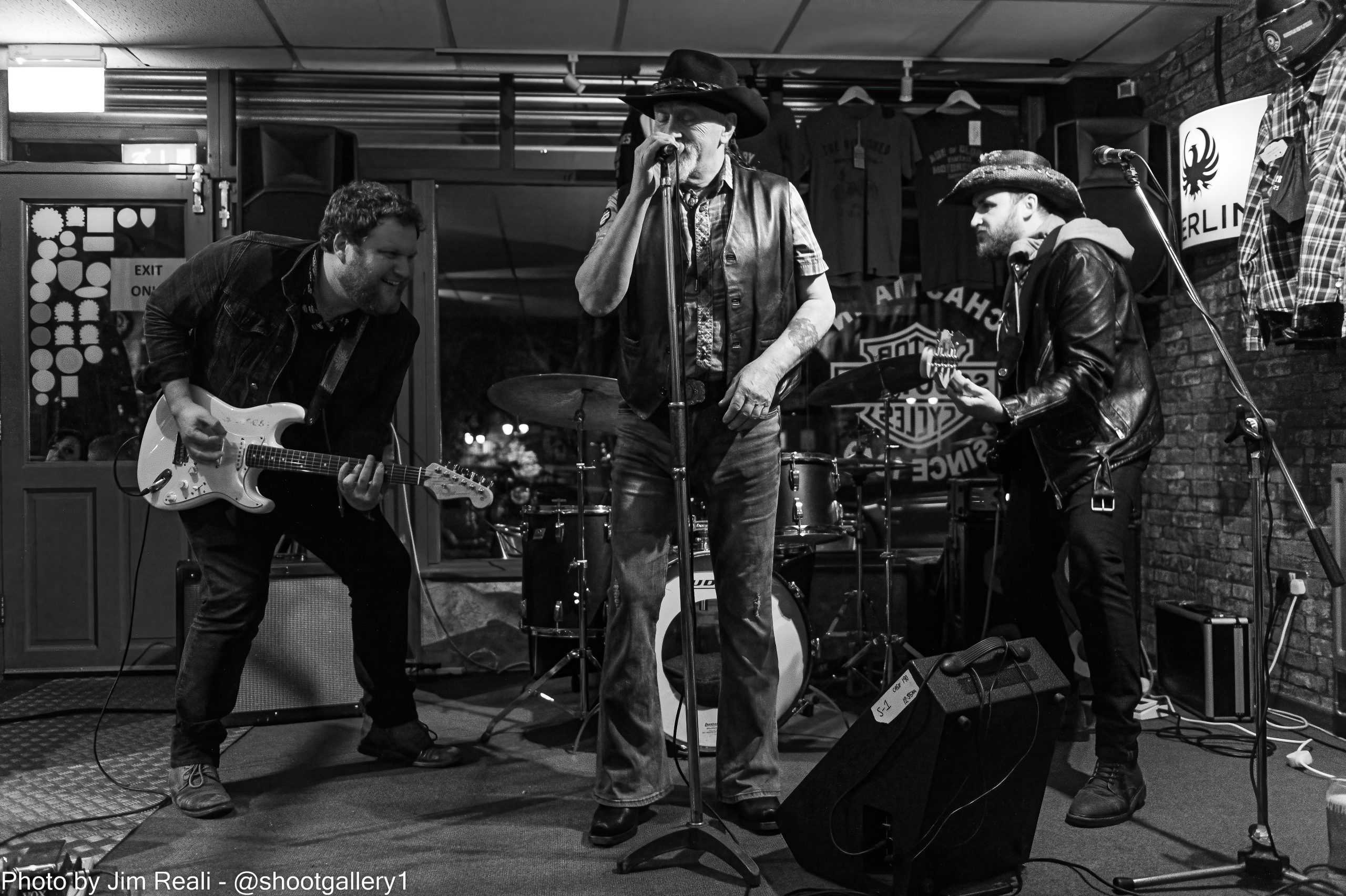 This is The Vincent Flatts Final Drive in black & white