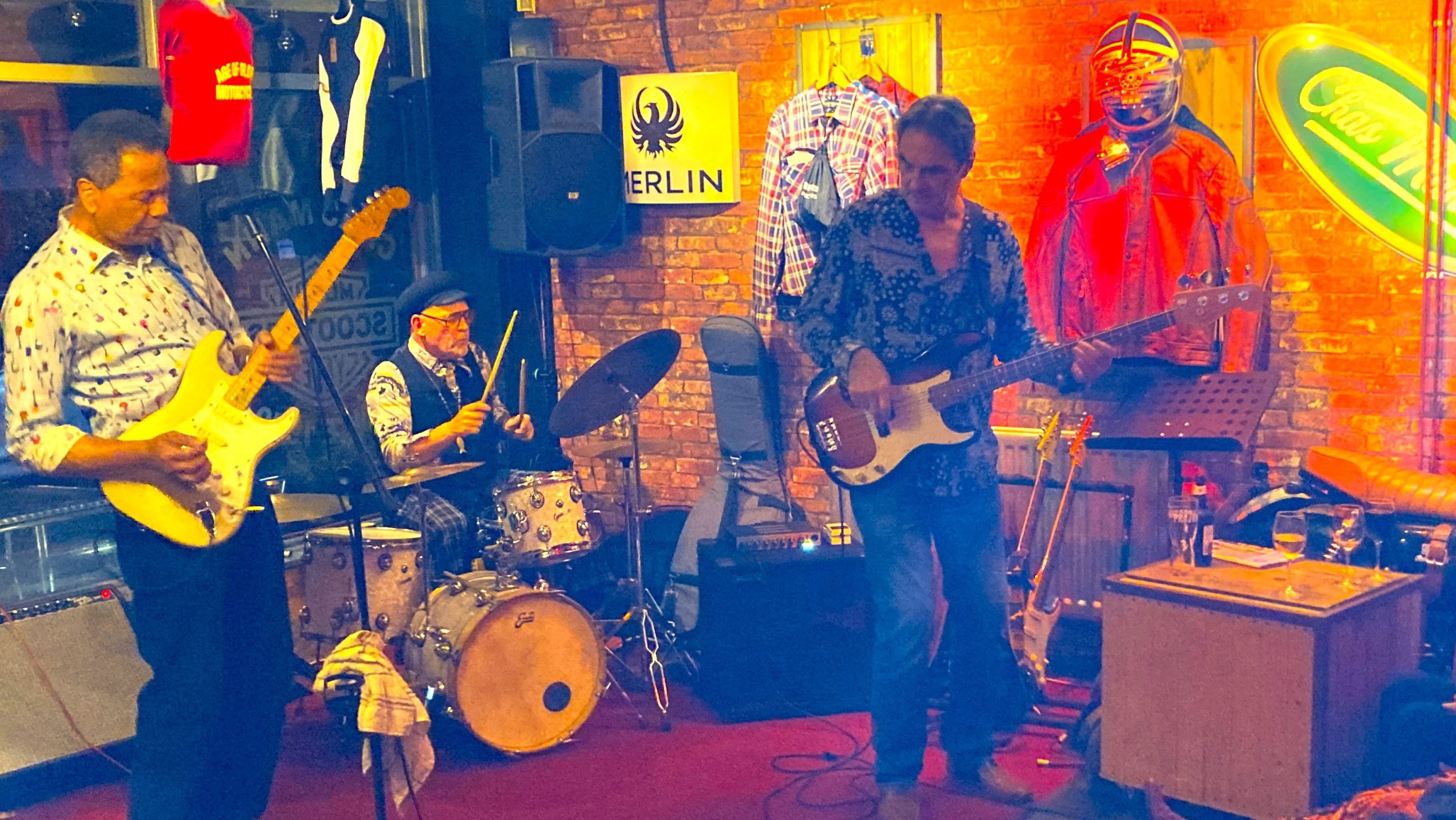 Steve Ajao and The Blues Giants Downstairs at Chas Mann's