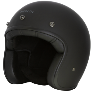 Merlin Blackbird Jet Matt Black Helmet