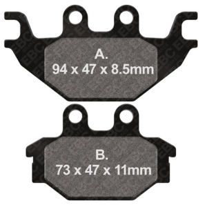 EBC brake pads FA377