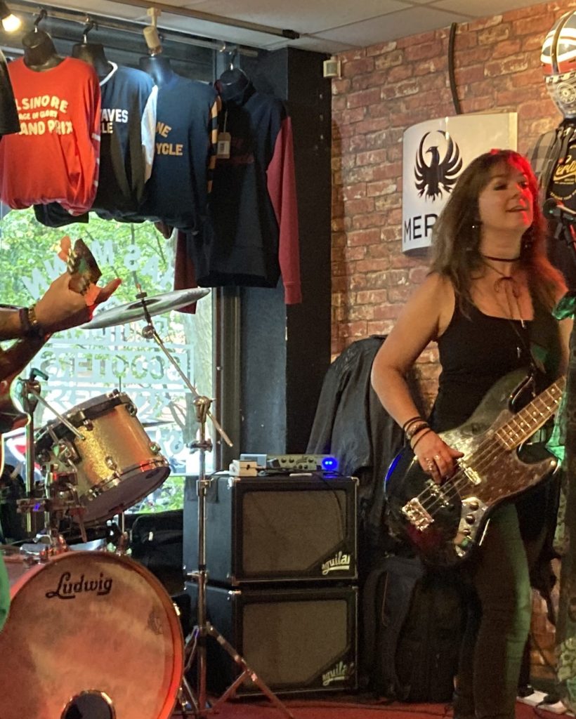 KD & The Dogs rock it well at Downstairs at Chas Mann's